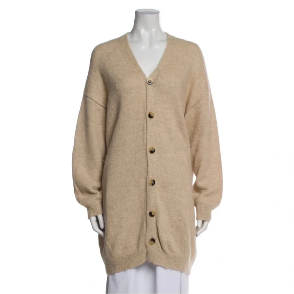 Lauren Manoogian Alpaca V-Neck Sweater - Picture 8 of 8